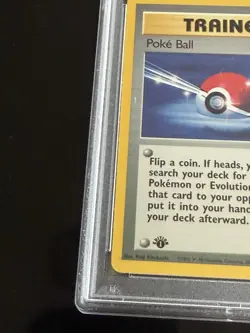 1999 Pokemon Jungle 1st Edition Poke Ball #64/64 PSA 10 - Image 5