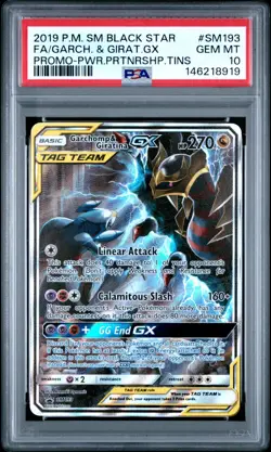 Pokemon TCG Garchomp & Giratina GX SM193 SM Promo - PSA 10 Gem Mint - Image 1