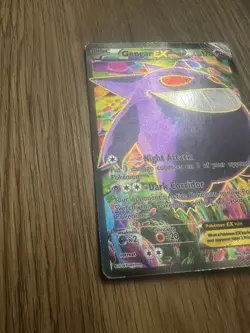 DAMAGED Gengar EX 114/119 XY Phantom Forces Full Art Ultra Rare Foil Pokemon TCG - Image 2
