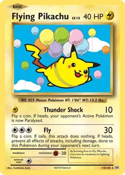 Flying Pikachu - 110/108 / English / Near Mint Pokemon TCG - Image 1