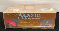 Wizards of the Coast Magic The Gathering: Revised Sealed Booster Box 1994 - New! - Image 1
