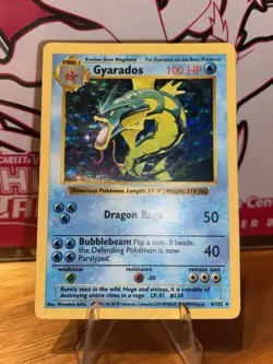 Gyarados Shadowless Base Set #6/102 - Pokemon Holo Rare - Image 1