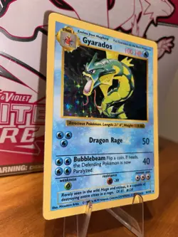 Gyarados Shadowless Base Set #6/102 - Pokemon Holo Rare - Image 2