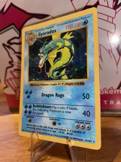 Gyarados Shadowless Base Set #6/102 - Pokemon Holo Rare - Image 3
