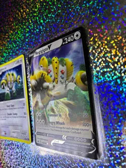 Pokemon TCG: POP Series 9 Holo 4/17 Regigigas (With a Holo Swirl) - Image 4