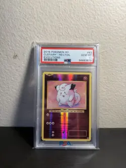 Pokemon 2016 XY Evolutions Clefairy Rev. Foil #63 PSA 10 - Image 1