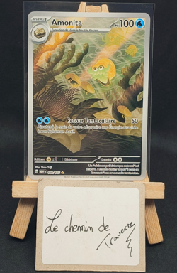 Amonita 180/165 AR - Etat : NEUF - Pokemon 151 EV3.5 VF - Sortie de booster - Image 1