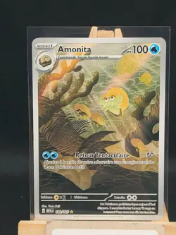 Amonita 180/165 AR - Etat : NEUF - Pokemon 151 EV3.5 VF - Sortie de booster - Image 2