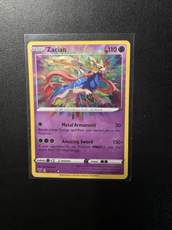 Pokemon TCG Zacian 082/185 Amazing Rare Vivid Voltage Holo English 2020 NM! - Image 1