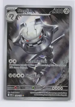 Pokemon TCG: Steelix 150/132 Me01: Mega Evolution Holo NM - Image 1