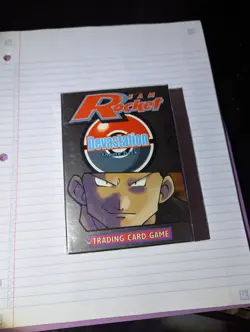Pokemon Team Rocket Devastation Theme Deck Factory Sealed - Image 1