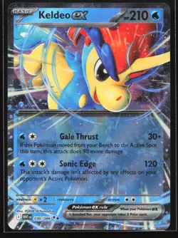 Pokemon Keldeo ex 030/086 White Flare Double Rare Holo NM - Image 1