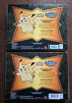 Lot Of 2 Pokemon TCG Shining Fates Collection Pikachu V New Factory Sealed Boxes - Image 4