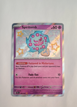 Pokemon 2024 Paldean Fates Spiritomb 158/91 Holo Rare Baby Shiny NM - Image 1