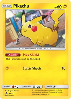 Holofoil - Pikachu - SM157 - SM157 / NM / English Pokemon TCG - Image 1