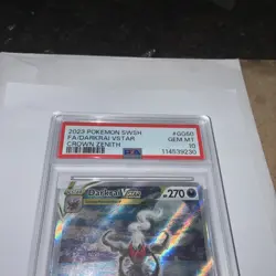 DARKRAI VSTAR POKEMON HOLO CROWN ZENITH GG 50/70 PSA 10 GEM MT - Image 5