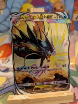 Pokemon Tcg Pocket Game Mega Gyarados EX Full Art Holo - Image 1