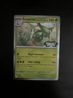 Pokemon Tcg Serperior Perfect Order Prerelease Promo - Image 1