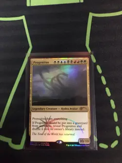 MTG Magic The Gathering Progenitus Foil Grand Prix Promo 5 Color Commander - Image 1