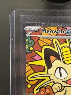 Meowth ex 121/088 ENGLISH Special Illustration Rare - Perfect Order SIR Pokemon - Image 2