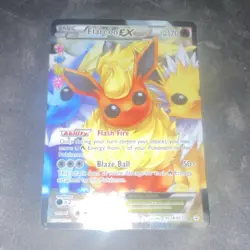 Pokemon Flareon EX RC28/RC32 Generations Full Art Ultra Rare Basic Holo 170 HP - Image 1