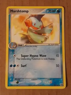 Pokemon Marshtomp 36/106 ex Emerald NM See Pictures - Image 1