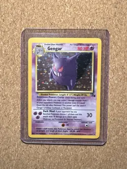 1999 Pokemon Fossil Holo Gengar 5/62 - Image 1