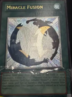 Vintage 1996 Yu-Gi-Oh Miracle Fusion CRV-EN039 Near Mint Ultimate Rare - Image 2