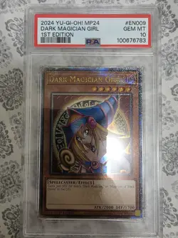 Dark Magician Girl Yugioh 2024 MP24-EN009 Quarter Century Secret Rare 1st PSA 10 - Image 1