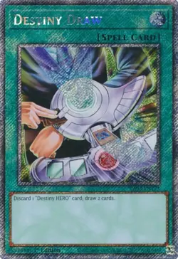 Yugioh! Destiny Draw - RA03-EN173 - Platinum Secret Rare - 1st Edition Near Mint - Image 1