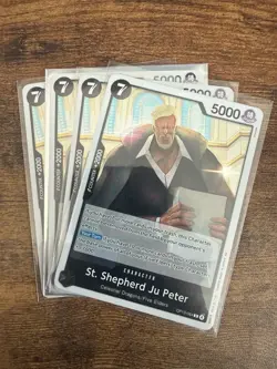 St. Shepherd Ju Peter R - OP13-084 - Carrying on His Will - One Piece English X4 - Image 1