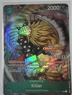 Killer (CS 2023 Finalist) OP01-039 One Piece Promotion Cards Foil - Image 1