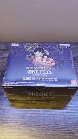 One Piece TCG English OP01 Romance Dawn White Bottom Sealed Booster Box - Image 2