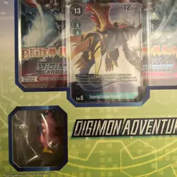 Digimon Card Game AB-01 ADVENTURE BOX #5 Mastemon Promo 4 Packs One Figure 811039036713 - Image 2
