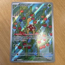Pokemon TCG Shuckle Card 136/132 Mega Evolutions Illustration Rare, IR - Image 1