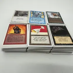 600 MTG Magic The Gathering vintage REVISED cards as pictured. ALL SAME SET - Image 2