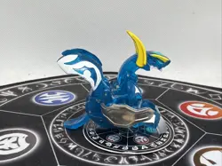 Bakugan BakuTech Translucent Pyrus Flare Dragaon & Ability Card MG Japan Import - Image 2
