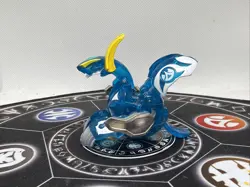 Bakugan BakuTech Translucent Pyrus Flare Dragaon & Ability Card MG Japan Import - Image 4
