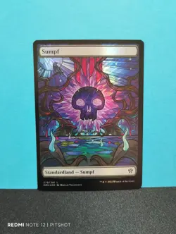 FOIL FULLART Sumpf / Swamp - MTG Magic - Image 1