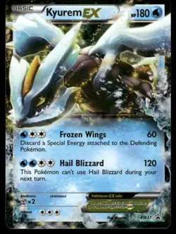 Pokemon Cards Kyurem EX BW37 BW Black Star Promos Promo NM - Image 1