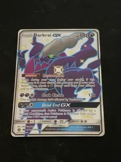 Pokemon TCG Hidden Fates Shiny Vault: Darkrai GX SV70/SV94 holo card - Image 1