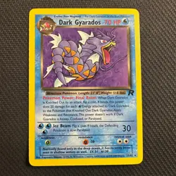 1998 Dark Gyarados Non-Holo Rare Pokemon TCG Card 25/82 - Image 1