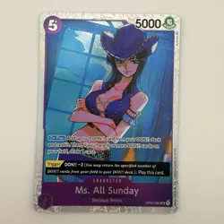 OP04-064 Ms. All Sunday SR Foil One Piece Card Game TCG English - Image 1