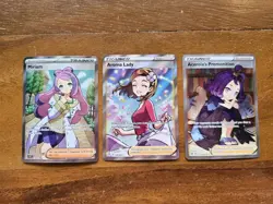 Pokemon Waifu 3 Card Lot Miriam 238/198 Aroma Lady 199/203 Acerola's Premonition - Image 1
