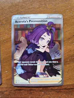 Pokemon Waifu 3 Card Lot Miriam 238/198 Aroma Lady 199/203 Acerola's Premonition - Image 3