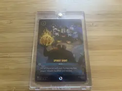 Disney Lorcana TCG Spooky Sight Action Card Mickey Donald Goofy ENCHANTED - Image 1