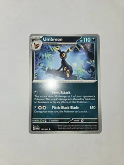 Pokemon TCG Umbreon 130/197 Obsidian Flames Uncommon Non-Holo NM - Image 1