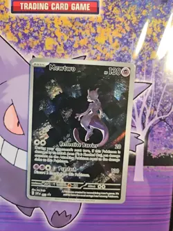 Pokemon Mewtwo SVP 052 Black Star Promo Scarlet and Violet Card - Image 1