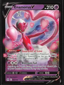 Pokemon Enamorus V 082/196 Lost Origin Ultra Rare Holo NM - Image 1