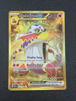 Pokemon Paldea Evolved - SKELEDIRGE EX - HYPER RARE - 272/193 - NM/M - Image 1